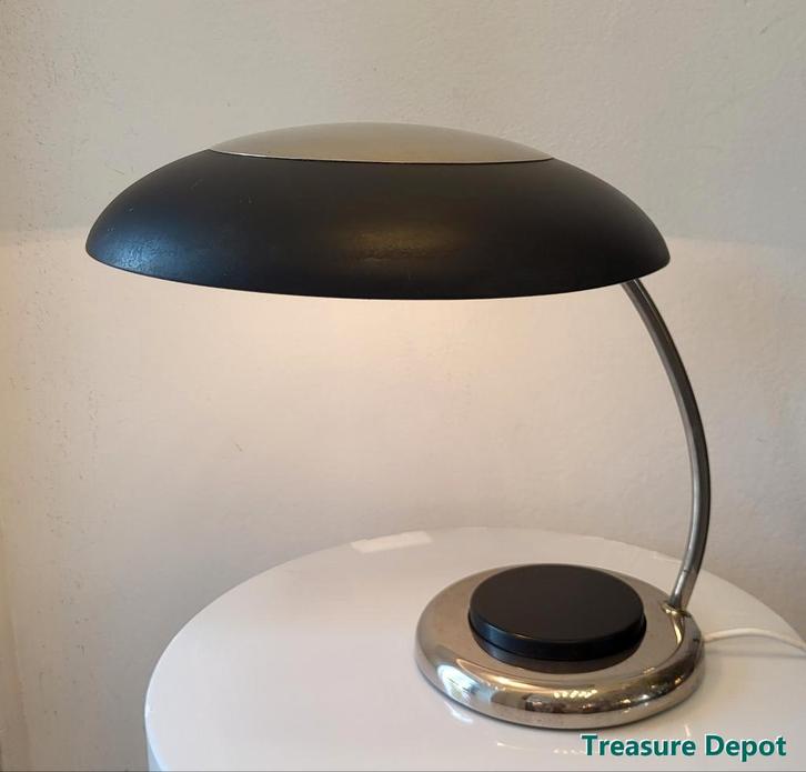 VEB Leuchtenbau bureaulamp, Huis en Inrichting, Lampen | Tafellampen, Minder dan 50 cm, Ophalen of Verzenden