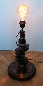 Vintage steampunk lamp, Huis en Inrichting, Lampen | Tafellampen, Ophalen, Steampunk, Zo goed als nieuw, Metaal