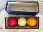 Biljartballen Belgian Aramith Balls 61,5 mm, Ophalen of Verzenden, Gebruikt, Keu of Ballen
