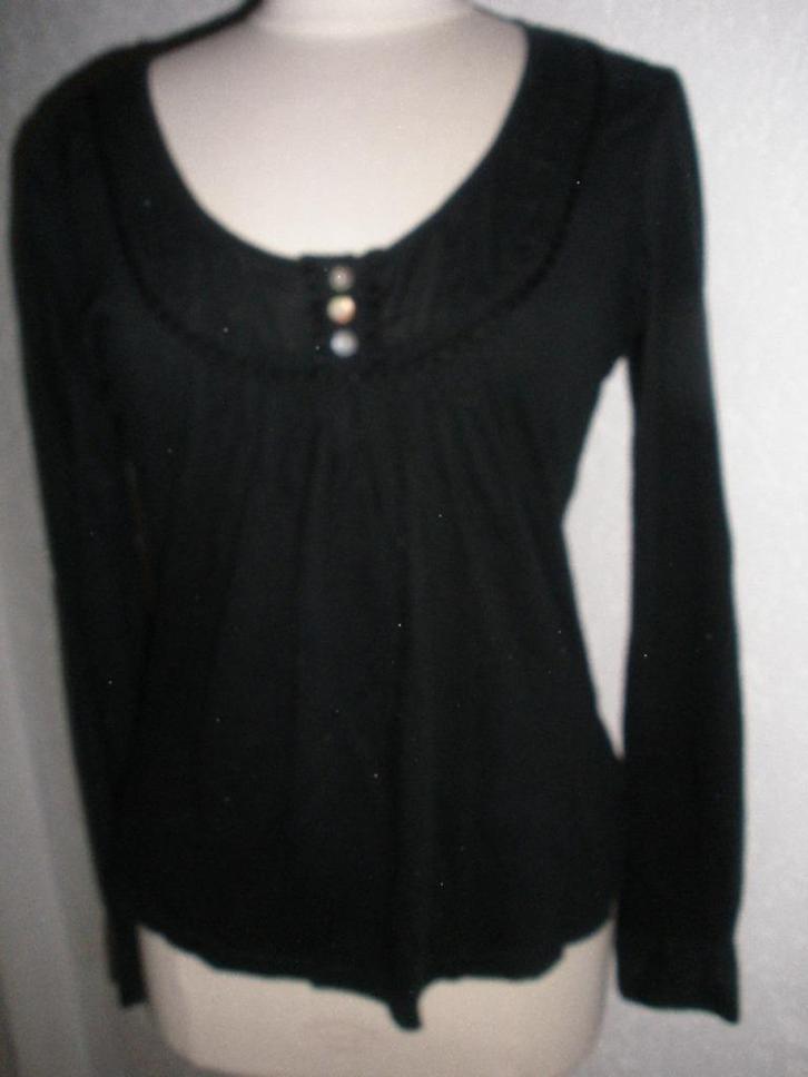 PEPPERCORN t- shirt tuniek KATIE 2-LS zwart maat M, Kleding | Dames, T-shirts, Zo goed als nieuw, Maat 38/40 (M), Zwart, Lange mouw