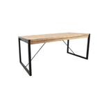 Label51 Lima design tafels massief hout eettafels  368, Huis en Inrichting, Tafels | Eettafels, Nieuw, Rechthoekig, Ophalen of Verzenden