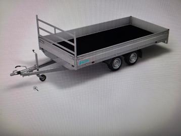 Tandemasser Plateauwagen Hapert Azure 4 meter beschikbaar voor biedingen