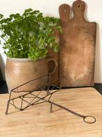 Brocante oud Frans draad toastrekje, Ophalen of Verzenden