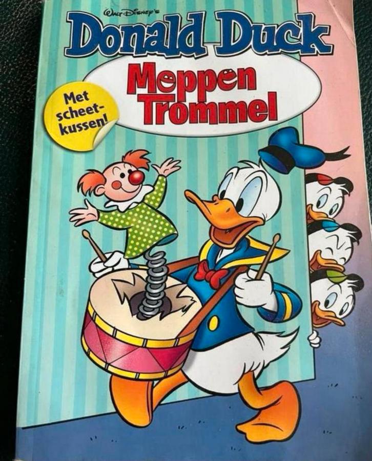 Donald Duck Moppentrommel, Boeken, Stripboeken, Gelezen, Eén stripboek, Ophalen of Verzenden
