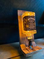 Lamp van fles jack daniels, Huis en Inrichting, Lampen | Tafellampen, Ophalen of Verzenden, Zo goed als nieuw, Minder dan 50 cm