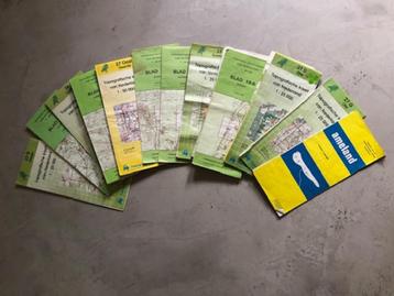 TOPOGRAFISCHE landkaarten beschikbaar voor biedingen