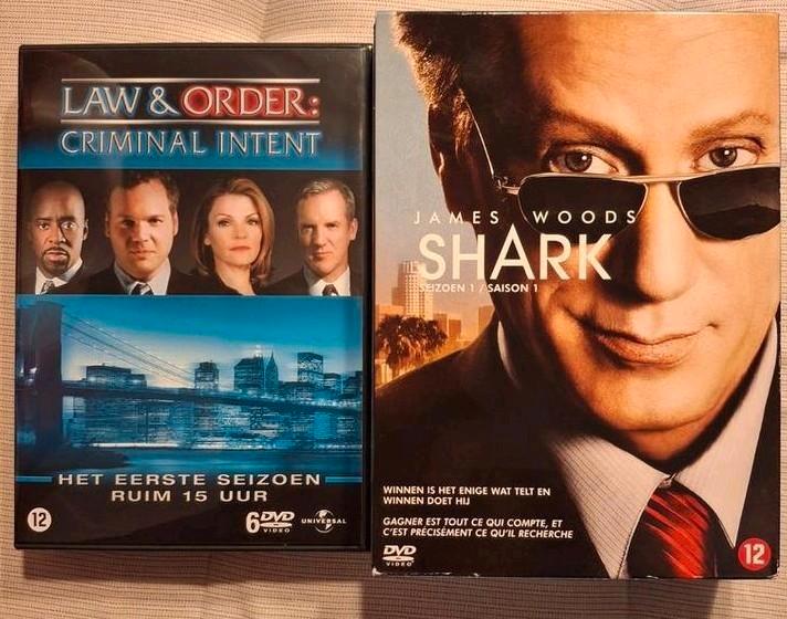 Law & Order + Shark Seizoen 1 DVD Boxset, Cd's en Dvd's, Dvd's | Tv en Series, Zo goed als nieuw, Thriller, Boxset, Vanaf 12 jaar