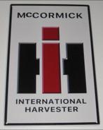 McCORMICK TRACTOR : Bord McCORMICK International Harvester, Verzamelen, Merken en Reclamevoorwerpen, Verzenden, Nieuw, Reclamebord