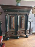 Hollandse 2deurs kussenkast palissander en geëboniseerd hout, Ophalen