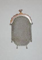 Beursje Zilver Beugeltasje, Antiek en Kunst, Antiek | Goud en Zilver, Ophalen of Verzenden, Zilver