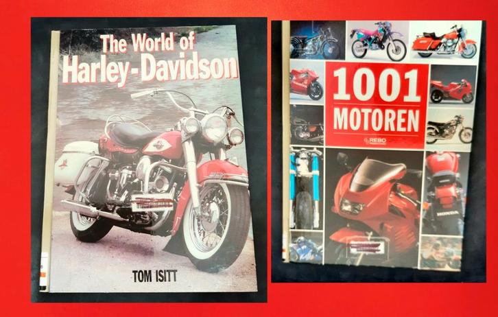 Harley Davidson en 1001 motoren 2 motorboeken, Boeken, Motoren, Verzenden