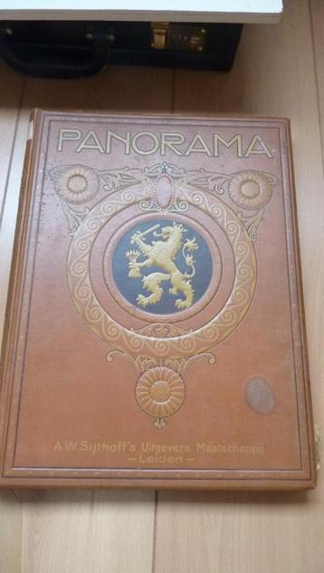 antiek halve Jaargang 1928 panorama boek beschikbaar voor biedingen