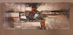 Abstract schilderij op doek, Ophalen, Gebruikt