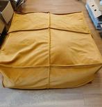 2 grote + 2 kleine Luxe fluwelen kussen / zitzak hoezen, Ophalen of Verzenden, Nieuw, Geel
