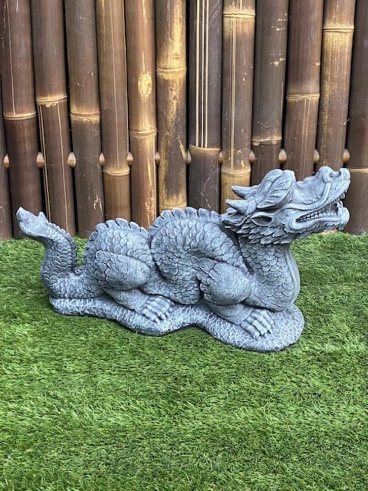 Chinese draak nr.149, Tuin en Terras, Tuinbeelden, Nieuw, Dierenbeeld, Beton, Ophalen