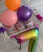 Traktaties kant en klaar inclusief mand, (cijfer) ballonnen, Ophalen, Nieuw, Feestartikel, Verjaardag