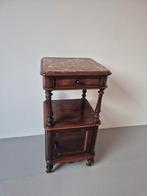 Antieke Bijzettafel met Marmer, Antiek en Kunst, Antiek | Meubels | Bedden, Ophalen