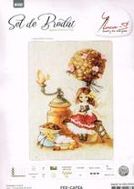 Cado luca borduurpakket  coffee  fairy, Ophalen of Verzenden, Nieuw, Handborduren, Borduurpakket