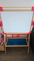 Speelbord / krijtbord. Dubbelzijdige houten schoolbord, Ophalen, Zo goed als nieuw, Rekenen