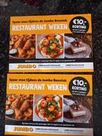 Jumbo Bennink restaurant weken, Hobby en Vrije tijd, Spaarzegeltjes, Ophalen of Verzenden, Winkel, Super of Benzinepomp, Zegels, Bonnen of Punten
