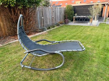 Ligstoel antraciet voor buiten beschikbaar voor biedingen