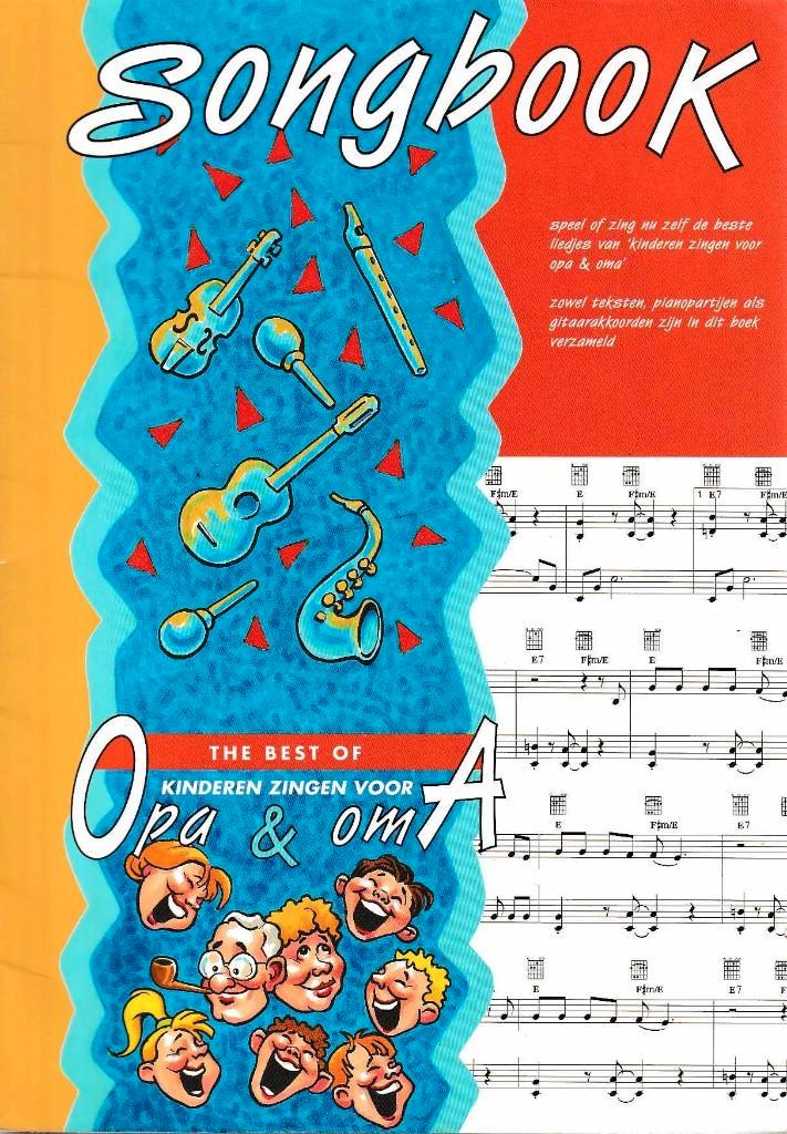 Songbook Kinderen zingen voor Opa en Oma, Boeken, Muziek, Zo goed als nieuw, Algemeen, Ophalen of Verzenden