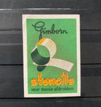 Sluitzegel Gimborn Stencils voor mooie afdrukken, Verzenden, Na 1940, Gestempeld