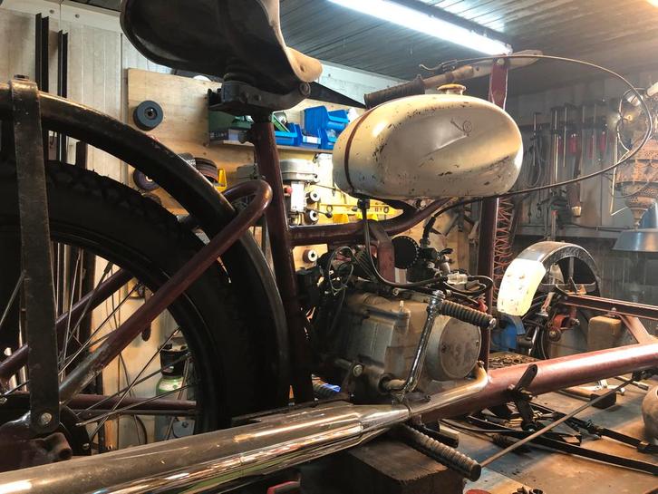 Huisman Bakbrommer Hobby Projecten, Fietsen en Brommers, Brommeronderdelen | Oldtimers, Gebruikt, Overige merken, Blok, Ophalen