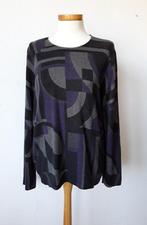 Trui Lauren Ralph Lauren mt 46 zwart /paars/grijs zijde, Verzenden, Zwart, Maat 46/48 (XL) of groter, Lauren Ralph Lauren
