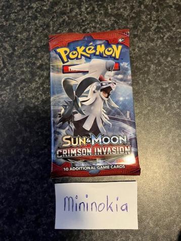 Crimson Invasion Booster Pack Pokemon beschikbaar voor biedingen