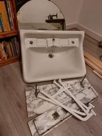 Brocante wastafel, Doe-het-zelf en Verbouw, Sanitair, Ophalen, Gebruikt, Steen, Wastafel