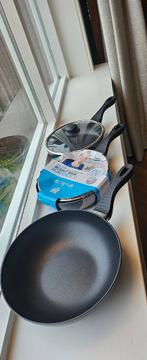 Bk pannenset 3-delig, Huis en Inrichting, Keuken | Potten en Pannen, Ophalen of Verzenden, Nieuw, Aluminium, Pannenset