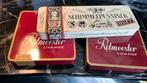 Drie sigarendoosjes, Verzamelen, Rookartikelen, Aanstekers en Luciferdoosjes, Ophalen of Verzenden, Gebruikt