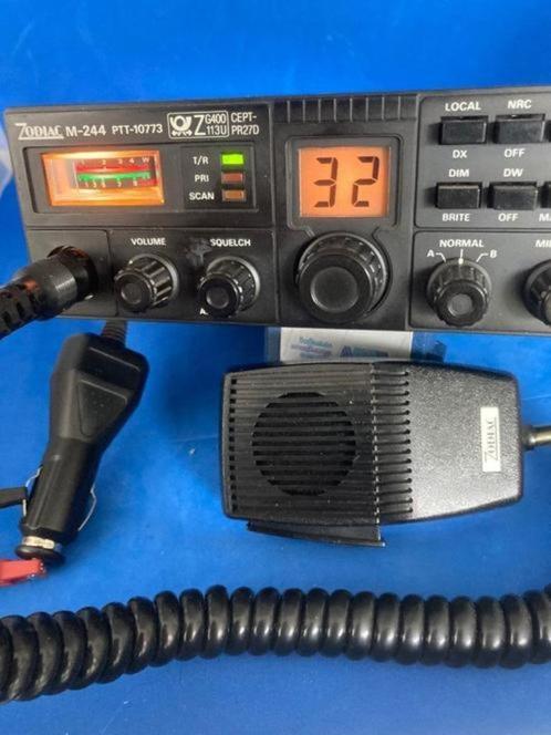 27 mc Zodiac M-244, Telecommunicatie, Zenders en Ontvangers, Zo goed als nieuw, Zender en Ontvanger, Ophalen of Verzenden