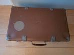 Oude leren koffer Schreuder Maastricht/Geleen 55x33x18cm, Ophalen, Gebruikt, 50 tot 60 cm, Slot