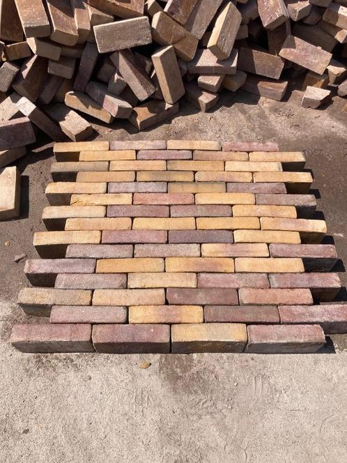 250m2 NIEUW GEBAKKEN WAALTJES BONTE MIX AANBIEDING, Tuin en Terras, Tegels en Klinkers, Nieuw, Klinkers, Keramiek, 10 m² of meer