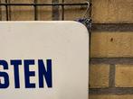 P Hotelgasten emaille bord, Reclamebord, Gebruikt, I, Ophalen of Verzenden