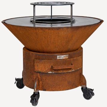 Cortenstaal BBQ vuurschaal 80cm Lounge de meest complete beschikbaar voor biedingen