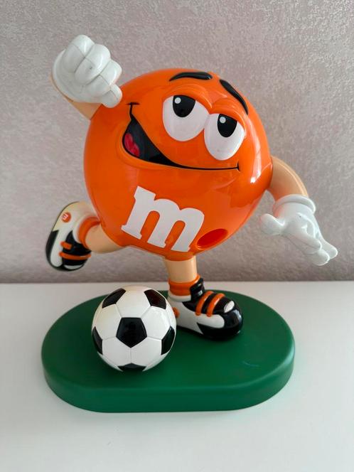 M&M’s dispenser / snoepautomaat, thema voetbal, Verzamelen, Merken en Reclamevoorwerpen, Zo goed als nieuw, Ophalen of Verzenden