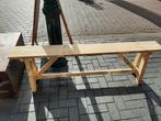 ***SALE*** smalle handgemaakte houten bank 200 cm, Huis en Inrichting, Banken | Bankstellen, Ophalen, Overige maten, Minder dan 75 cm