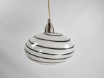 Swirl zebra motief hanglamp van glas Eglo, Minder dan 50 cm, Glas, Gebruikt, Ophalen of Verzenden