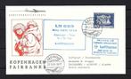 LUFTHANSA Erstflug 650 Kopenhagen-Fairbanks  28-5-64, Ophalen of Verzenden, Beschreven, Nederland