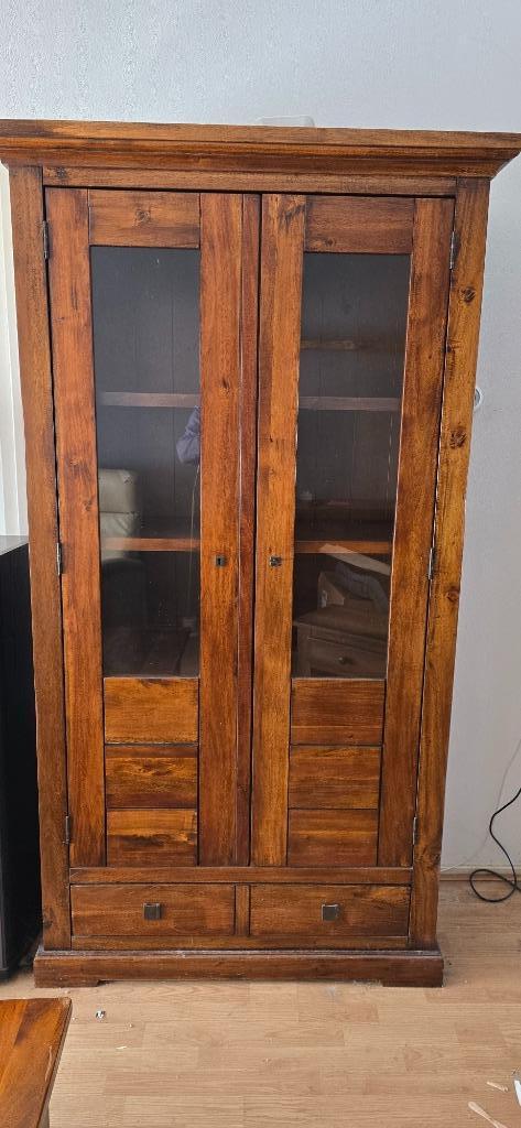 TE KOOP AANGEBODEN: TEAKHOUTEN MEUBELSET, KOLONIALE STIJL, Huis en Inrichting, Complete inboedels, Ophalen