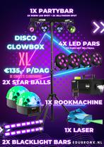 Disco Glowbox - Feestverliching te huur, Ophalen, Nieuw, Discobol, Kleur
