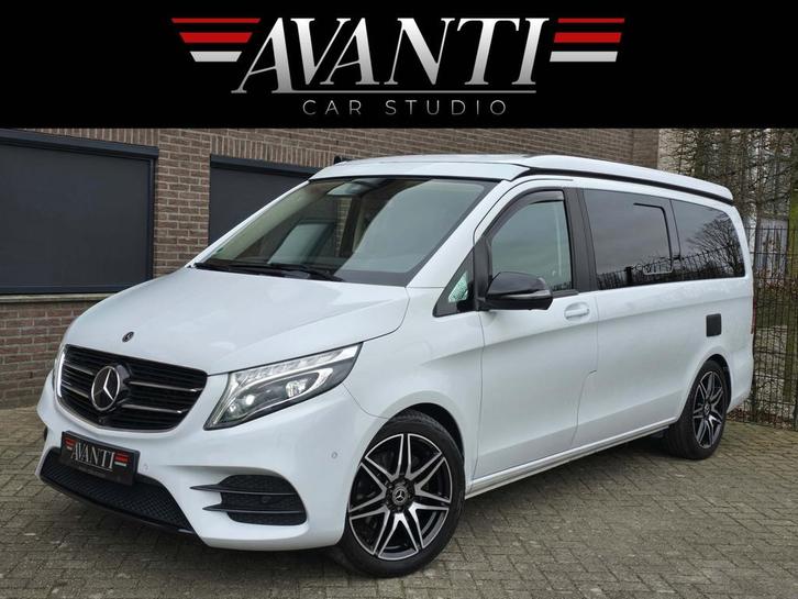 Mercedes-Benz V 250 AMG MARCO POLO 190 PK AUTOMAAT PANO TREK, Caravans en Kamperen, Campers, Bedrijf, tot en met 4, Buscamper of Camperbus