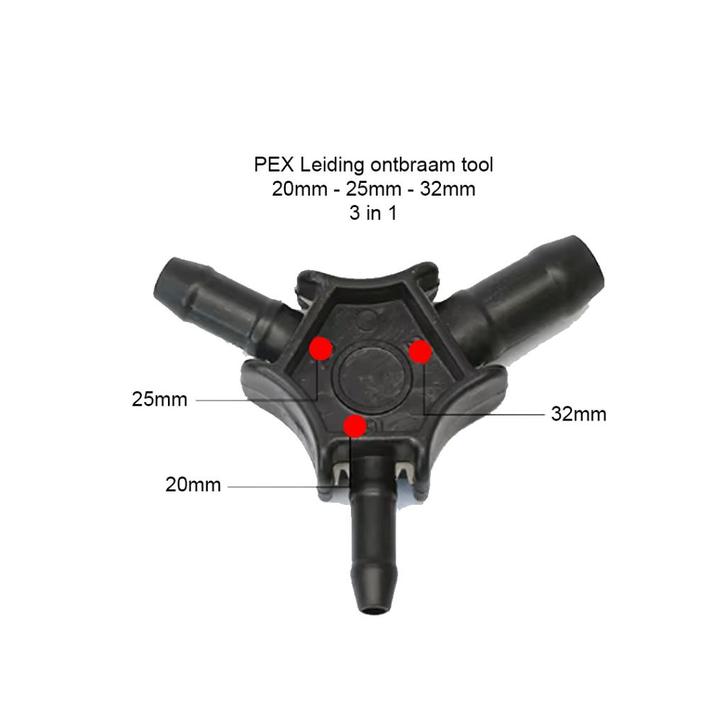 PEX Buis Ontbramer 20mm-25mm-32mm 3 in 1, Hobby en Vrije tijd, Knutselen, Nieuw, Gereedschap of Toebehoren, Verzenden