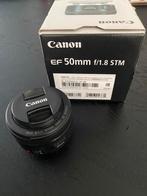 Canon EF 50 mm f/1.8 STM, Ophalen of Verzenden, Zo goed als nieuw, Standaardlens