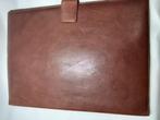 Lugano real leather A4 Padfolio, Document holder. Brown, Ophalen of Verzenden, Nieuw