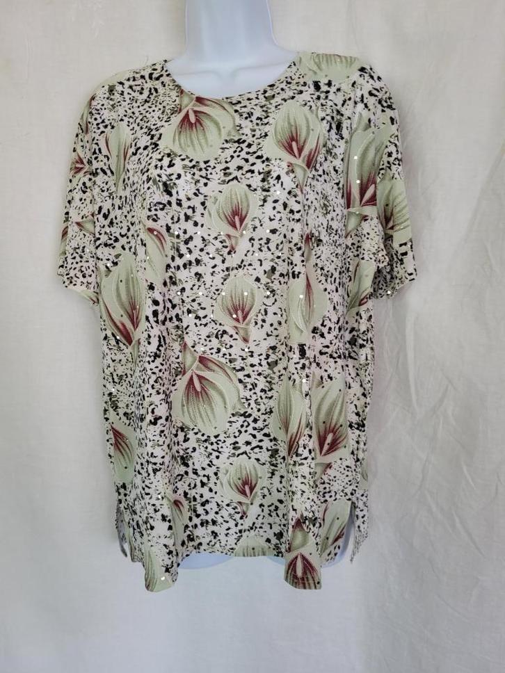 Tof damesshirt mt XXL merk Hung Yu, Kleding | Dames, Grote Maten, Zo goed als nieuw, Shirt of Top, Wit, Ophalen of Verzenden