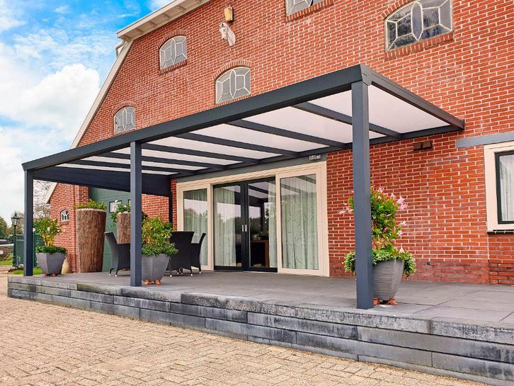 Trendline overkapping 400x230 cm VOORRAAD UITVERKOOP € 1500, Tuin en Terras, Overkappingen, Nieuw, Veranda, Ophalen of Verzenden